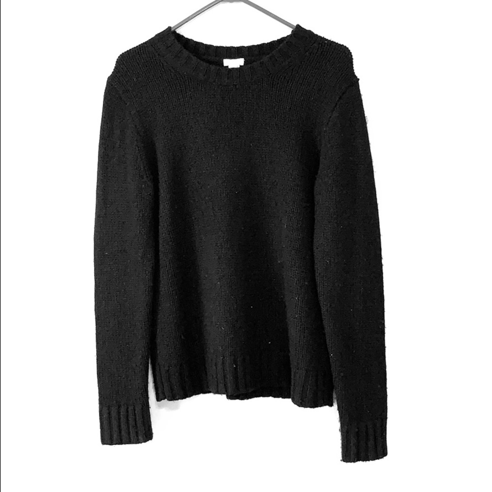 J Crew Nylon Black Sweater
